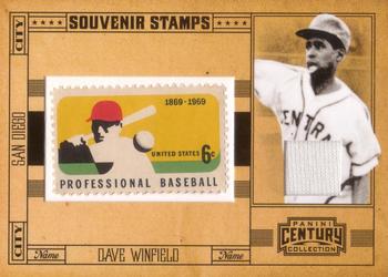 2010 Panini Century - Baseball Six Cent Stamp Materials #63 Dave Winfield Front
