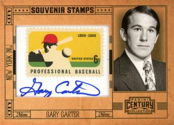 2010 Panini Century - Baseball Six Cent Stamp Materials Autographs #48 Gary Carter Front