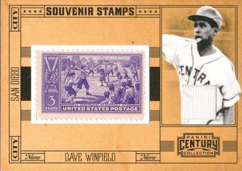 2010 Panini Century - Baseball Three Cent Stamp Materials #63 Dave Winfield Front