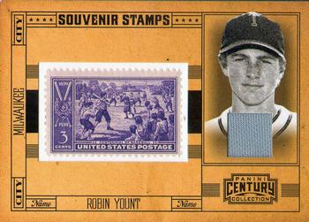 2010 Panini Century - Baseball Three Cent Stamp Materials #27 Robin Yount Front