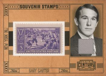 2010 Panini Century - Baseball Three Cent Stamp Materials #48 Gary Carter Front