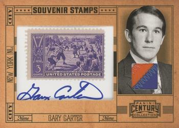 2010 Panini Century - Baseball Three Cent Stamp Materials Autographs #48 Gary Carter Front