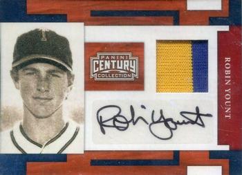 2010 Panini Century - Materials Jerseys Prime Signatures #100 Robin Yount Front