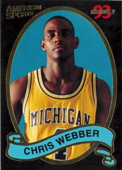 1993 American Sports Monthly (unlicensed) #NNO Chris Webber Front
