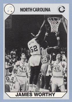 1990-91 Collegiate Collection North Carolina Tar Heels #104 James Worthy Front