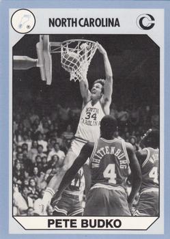 1990-91 Collegiate Collection North Carolina Tar Heels #134 Pete Budko Front