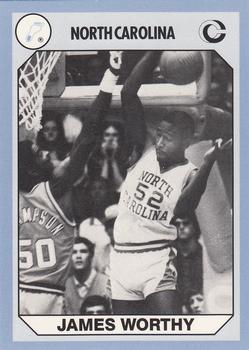 1990-91 Collegiate Collection North Carolina Tar Heels #152 James Worthy Front