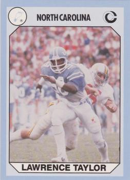 1990-91 Collegiate Collection North Carolina Tar Heels #4 Lawrence Taylor Front