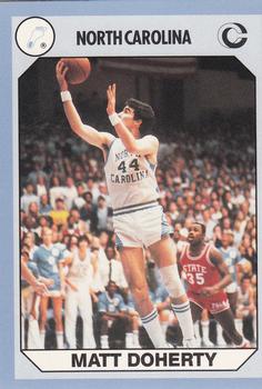 1990-91 Collegiate Collection North Carolina Tar Heels #19 Matt Doherty Front