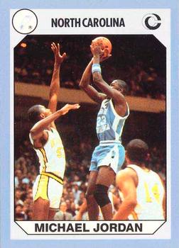 1990-91 Collegiate Collection North Carolina Tar Heels #44 Michael Jordan Front