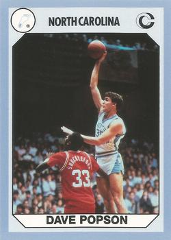 1990-91 Collegiate Collection North Carolina Tar Heels #59 Dave Popson Front