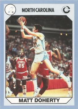 1990-91 Collegiate Collection North Carolina Tar Heels #65 Matt Doherty Front