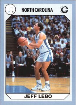 1990-91 Collegiate Collection North Carolina Tar Heels #74 Jeff Lebo Front