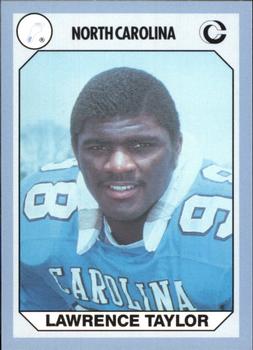 1990-91 Collegiate Collection North Carolina Tar Heels #86 Lawrence Taylor Front