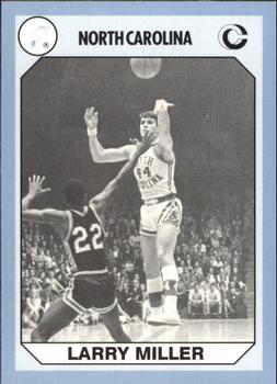 1990-91 Collegiate Collection North Carolina Tar Heels #125 Larry Miller Front