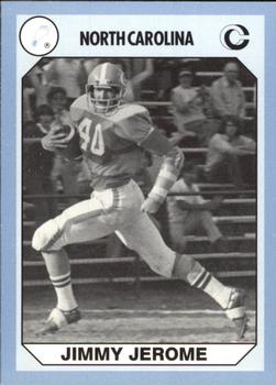 1990-91 Collegiate Collection North Carolina Tar Heels #129 Jimmy Jerome Front