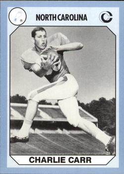 1990-91 Collegiate Collection North Carolina Tar Heels #138 Charlie Carr Front