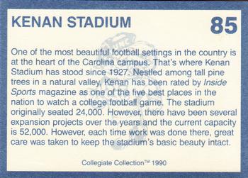 1990-91 Collegiate Collection North Carolina Tar Heels #85 Kenan Stadium Back