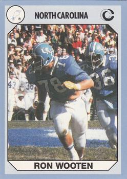 1990-91 Collegiate Collection North Carolina Tar Heels #88 Ron Wooten Front