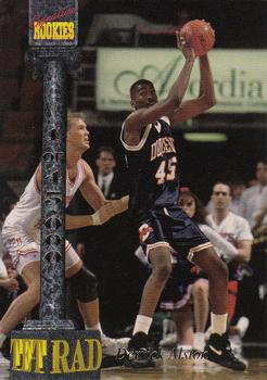 1994 Signature Rookies Tetrad #XLI Derrick Alston Front