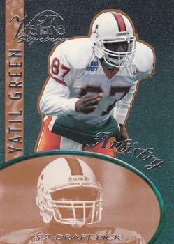 1997 Score Board Visions Signings - Artistry #A-17 Yatil Green Front
