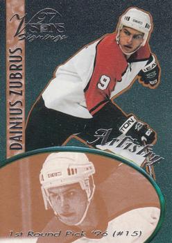 1997 Score Board Visions Signings - Artistry #A-20 Dainius Zubrus Front