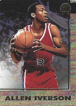 1997 Score Board Visions Signings - Gold #14 Allen Iverson Front