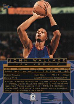 1997 Score Board Visions Signings - Gold #20 John Wallace Back