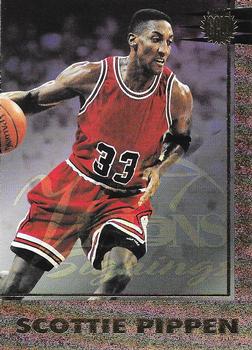 1997 Score Board Visions Signings - Gold #24 Scottie Pippen Front