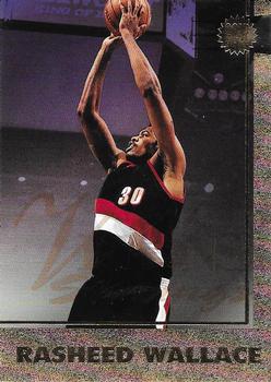 1997 Score Board Visions Signings - Gold #25 Rasheed Wallace Front