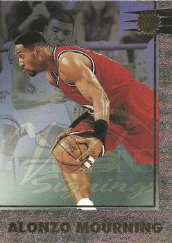 1997 Score Board Visions Signings - Gold #28 Alonzo Mourning Front