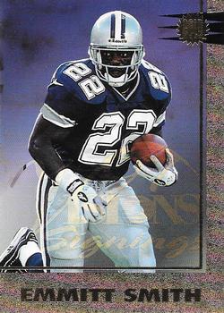1997 Score Board Visions Signings - Gold #39 Emmitt Smith Front