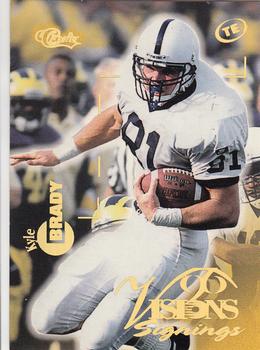 1996 Classic Visions Signings #35 Kyle Brady Front