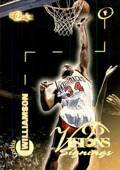 1996 Classic Visions Signings #21 Corliss Williamson Front