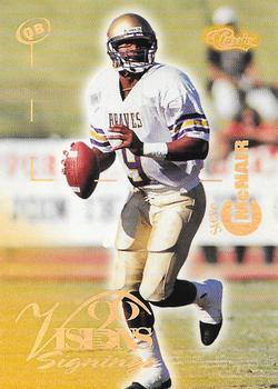 1996 Classic Visions Signings #36 Steve McNair Front