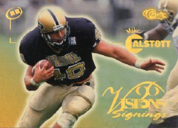 1996 Classic Visions Signings #39 Mike Alstott Front