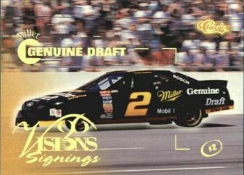 1996 Classic Visions Signings #99 Rusty Wallace's Car Front