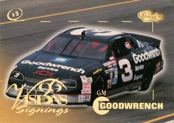 1996 Classic Visions Signings #100 Dale Earnhardt's Car Front