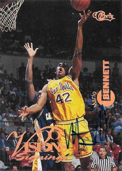 1996 Classic Visions Signings - Autographs Gold #NNO Mario Bennett Front