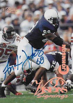 1996 Classic Visions Signings - Autographs Gold #NNO Andre Johnson Front