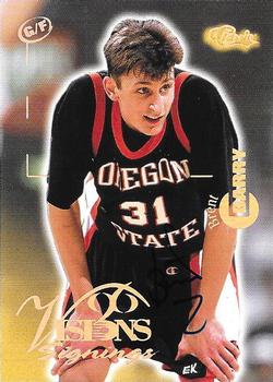 1996 Classic Visions Signings - Autographs Gold #NNO Brent Barry Front