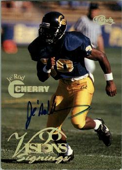 1996 Classic Visions Signings - Autographs Gold #NNO Je'Rod Cherry Front