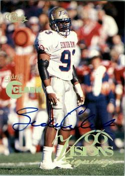 1996 Classic Visions Signings - Autographs Gold #NNO Sedric Clark Front