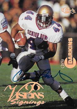 1996 Classic Visions Signings - Autographs Gold #NNO Chris Darkins Front