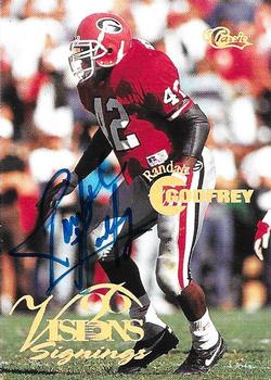 1996 Classic Visions Signings - Autographs Gold #NNO Randall Godfrey Front