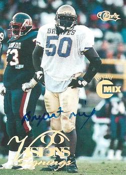 1996 Classic Visions Signings - Autographs Gold #NNO Bryant Mix Front