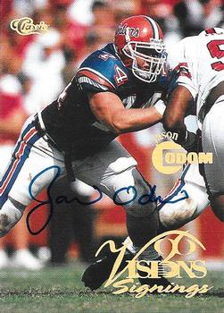 1996 Classic Visions Signings - Autographs Gold #NNO Jason Odom Front
