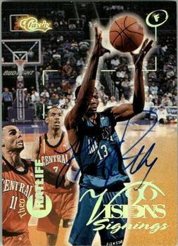 1996 Classic Visions Signings - Autographs Gold #NNO Theo Ratliff Front