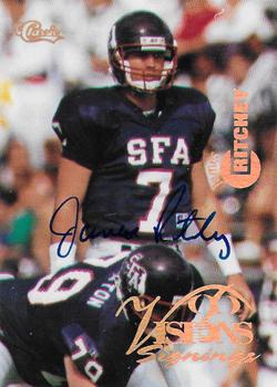 1996 Classic Visions Signings - Autographs Gold #NNO James Ritchey Front