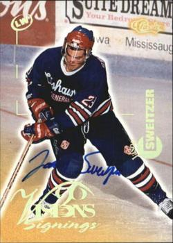 1996 Classic Visions Signings - Autographs Gold #NNO Jason Sweitzer Front